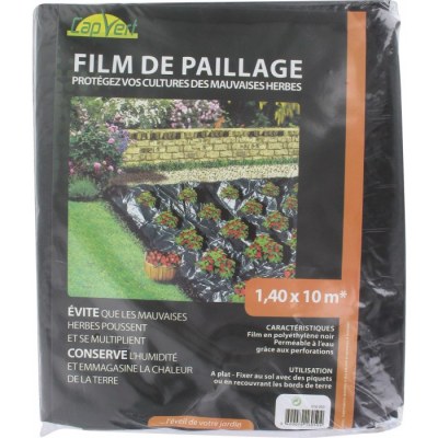 Film de paillage - Protection mauvaises herbes - 10 M - CAP VERT