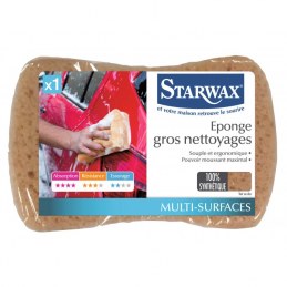 Eponge synthétique gros nettoyage - STARWAX
