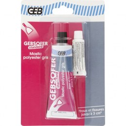 Mastic polyester - Gebsofer - Gris - 50 ml - GEB
