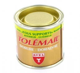 Peinture de décoration - Tolemail Dorure - Or riche - 50 ml - AVEL