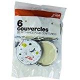 Lot De 6 Couvercles Confiturier - LE PARFAIT