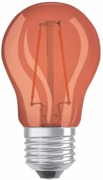 Ampoule LED à filament - Sphérique - E27 - 1.6 W - Orange - OSRAM