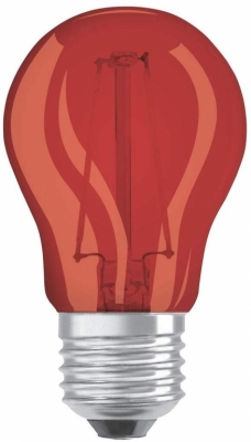 Ampoule LED à filament - Sphérique - E27 - 1.6 W - Rouge - OSRAM