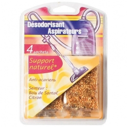 Désodorisant pour aspirateur - Anti-acariens - Lot de 3 - NATURELLA