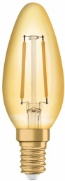 Ampoule LED à filament - Vintage Édition 1906 - E14 - 2.5 W - Flamme classique - OSRAM