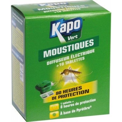 Émanateur électriques anti-moustiques + 10 tablettes - KAPO