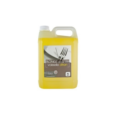 Liquide vaiselle - Plonge concentrée - Parfum citron - 5 L - BRIOXOL