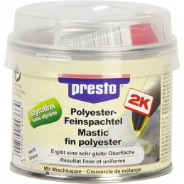 Mastic polyester fin - 250 Grs - Blanc - PRESTO