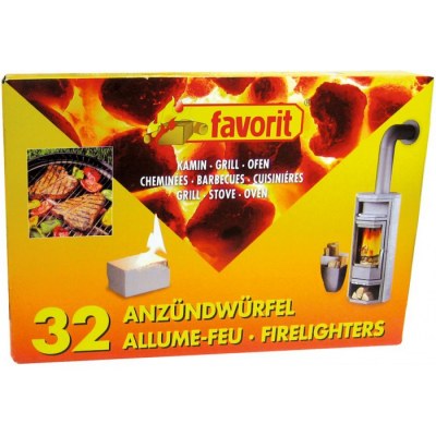 Allume feu barbecue et cheminée - Lot de 32- FAVORIT