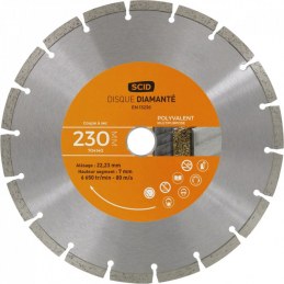 Disque diamant - Couronne segmentée - 230 mm - SCID