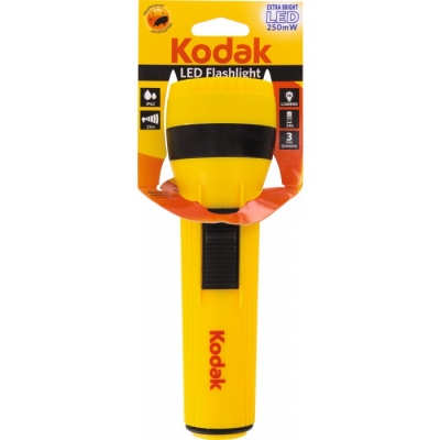 Lampe de poche - LED - 18 Lumens - Jaune - KODAK