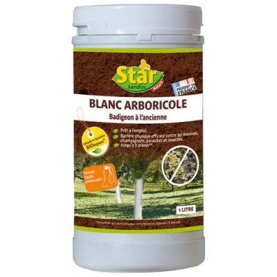 Blanc arboricole badigeon UAB - 1 L - STAR