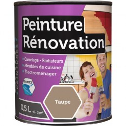 Peinture multi-surfaces - Rénovation - 0.5 L - Taupe - BATIR