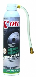 Dépanne crevaison pour microtracteur, auto-portée, brouette, remorque - 300 ml - X'OIL