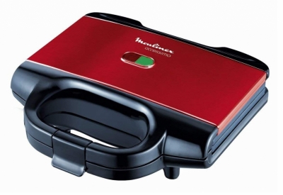 Appareil à croque-monsieur - Croque Accessimo - 650 Watts - Rouge - MOULINEX