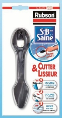 Cutter et lisseur pour joint en silicone - RUBSON