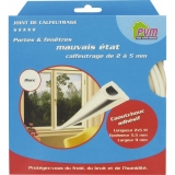 Joint de calfeutrage - Blanc - 10 M - PVM