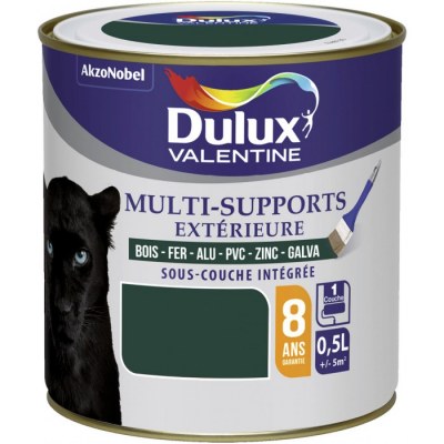 Peinture multi-supports extérieure - Satin - 0.5 L - Vert pays basque - DULUX VALENTINE