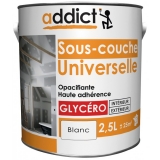 Sous-couche universelle - Opacifiante - Glycéro - Blanc - 2.5 L - ADDICT