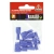 Lot de 10 clips femelles isolées Ø 6.35 mm - Bleu - DHOME