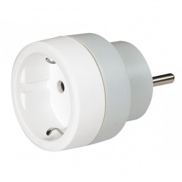 Adaptateur standard Allemand vers socle Français - LEGRAND