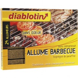 Cubes allume barbecue - x 24 - DIABLOTIN