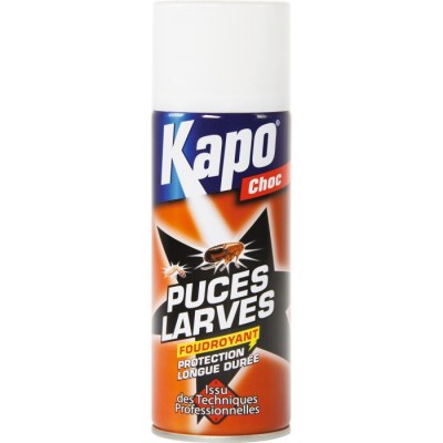 Aérosol Foudroyant Puces et Larves 400ml - KAPO