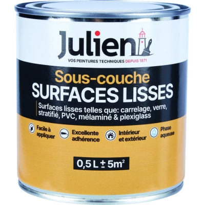 Sous-couche sur Plastique, PVC - 500 ml - JULIEN