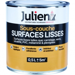 Sous-couche sur Plastique, PVC - 500 ml - JULIEN