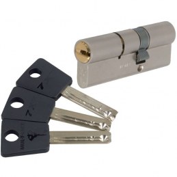 Cylindre 2 entrées 7 x 7 Varié Nickelé - Mul-T-Lock - 35 mm / 35 mm