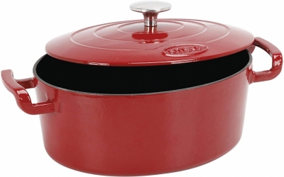 Cocotte en fonte d'acier émaillée - Ovale - SITRABELLA - 4 L - SITRAM