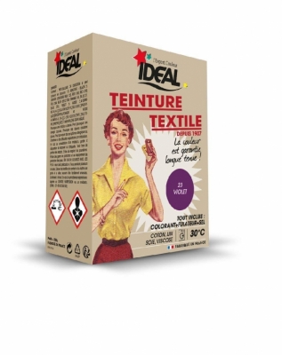 Teinture textile pour machine - Violet - 350 Grs - IDEAL