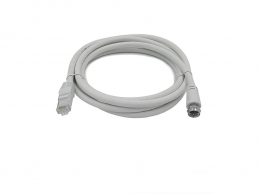 Câble antenne RJ45 Mâle/fiche F Mâle à Visser pour Réseaux VDI/VDV Grade 3 - 2 M - LINEAIRE