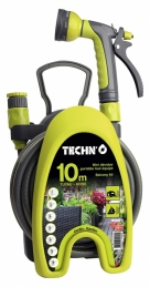 Mini dévidoir portable tout équipé - Vert - 10 M - TECHN'O