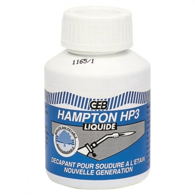 Gel décapant pour soudure à l'étain - Hampton HP3 - 80 ml - GEB