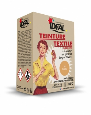 Teinture textile pour machine - Camel - 350 Grs - IDEAL