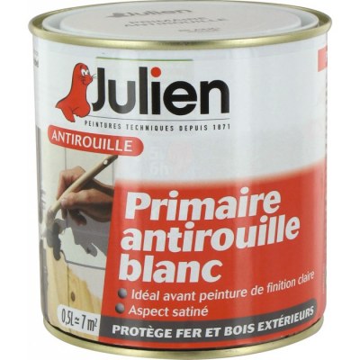 Primaire Antirouille - Blanc - 500 ml - JULIEN