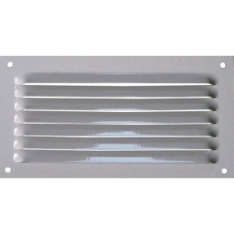 LIRAST 170x250mm Blanche Réglable Grille de Ventilation en Plastique - Grill  D'aération avec Moustiquaire : : Bricolage