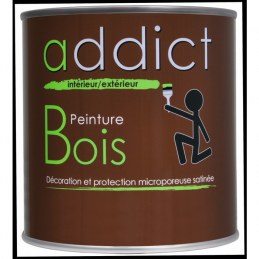 Peinture Bois - Brun - 500 ml - ADDICT