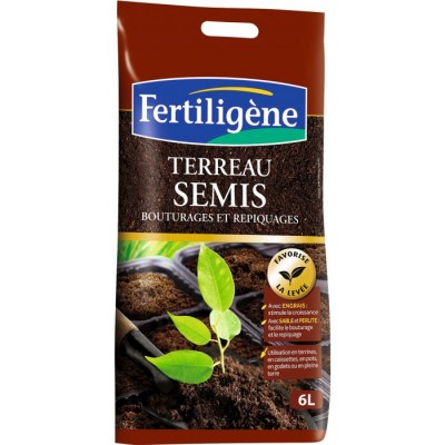 Terreau Semis - 6 L - FERTILIGENE