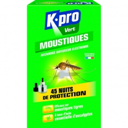 Recharge Diffuseur électrique liquide anti-moustiques - KAPRO VERT