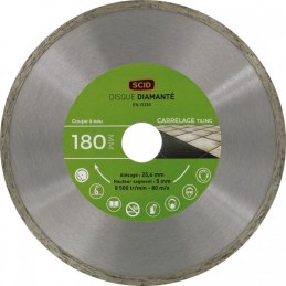 Disque Diamant carreleur - Ø 180 mm - SCID