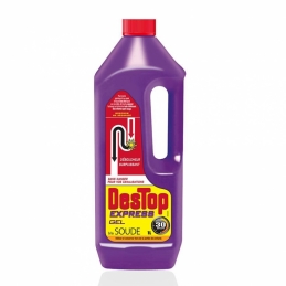 Déboucheur surpuissant - Destop express - Gel - 1 L - DESTOP