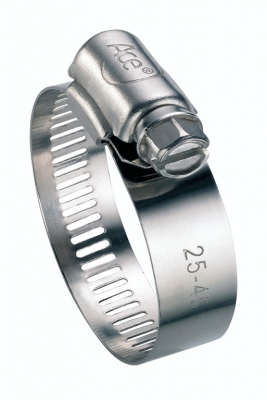 Collier de serrage à bande - Inox - Diamètre 32 - 52 mm - Largeur 13 mm - Vendu par 2 - CAP VERT