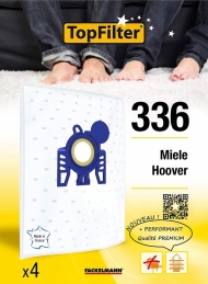 4 Sac Aspirateur PREMIUM 64336 - Miele Hoover - TOPFILTER