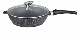 Sauteuse façon pierre - Manche amovible - Volna - 24 cm - PRADEL