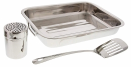 Set à lasagne en Inox - 3 éléments - PRADEL