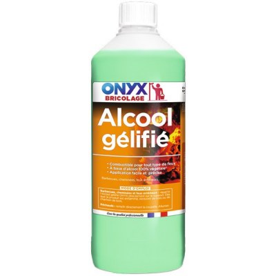 Alcool Gélifié - Allumage tous types de feu - 1 L - ONYX