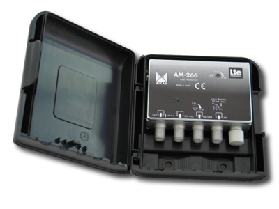 Amplificateur UHF-DAB/FM 32 dB LTE MAT - AM 266 - ALCAD