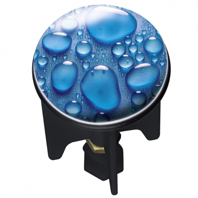 Bouchon clapet de lavabo - Pluggy - Goutte d'eau - 4 cm - WENKO